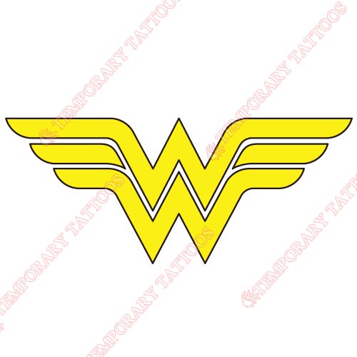 Wonder Woman Customize Temporary Tattoos Stickers NO.362